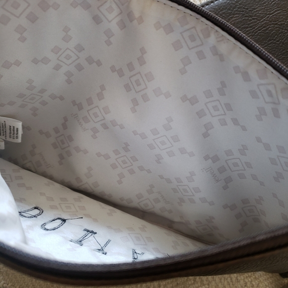 Matching Wristlet and Wallet, Brown Leather - Picture 3 of 6